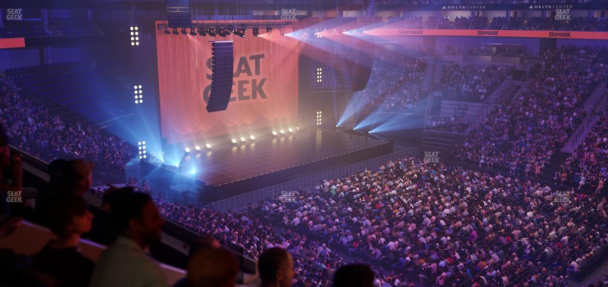 Delta Center - Section Suite 23 Seat View