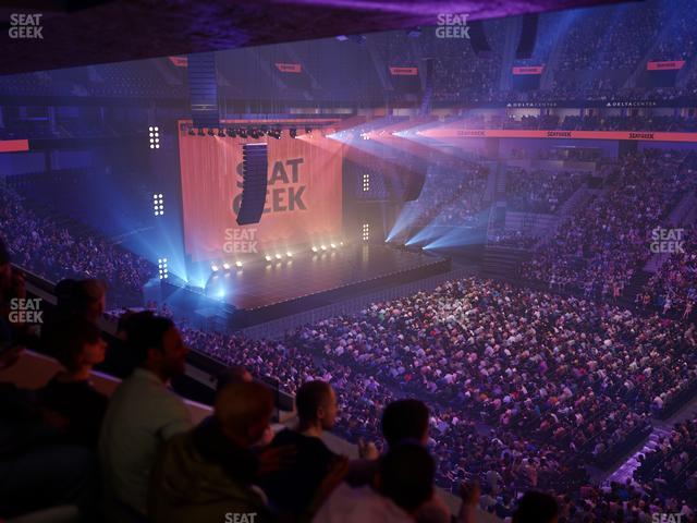 Delta Center - Section Suite 23 Seat View