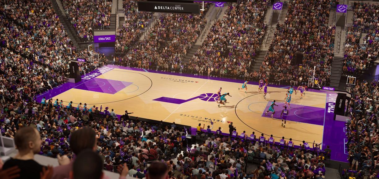 Delta Center - Section Suite 23 Seat View