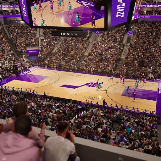 Delta Center - Section Suite 23 Seat View