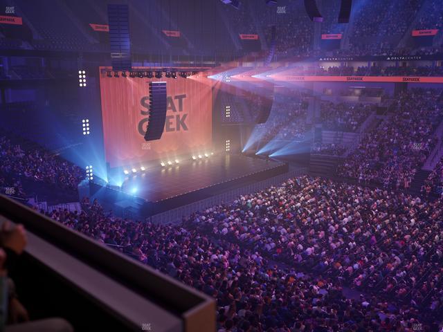Delta Center - Section Suite 24 Seat View