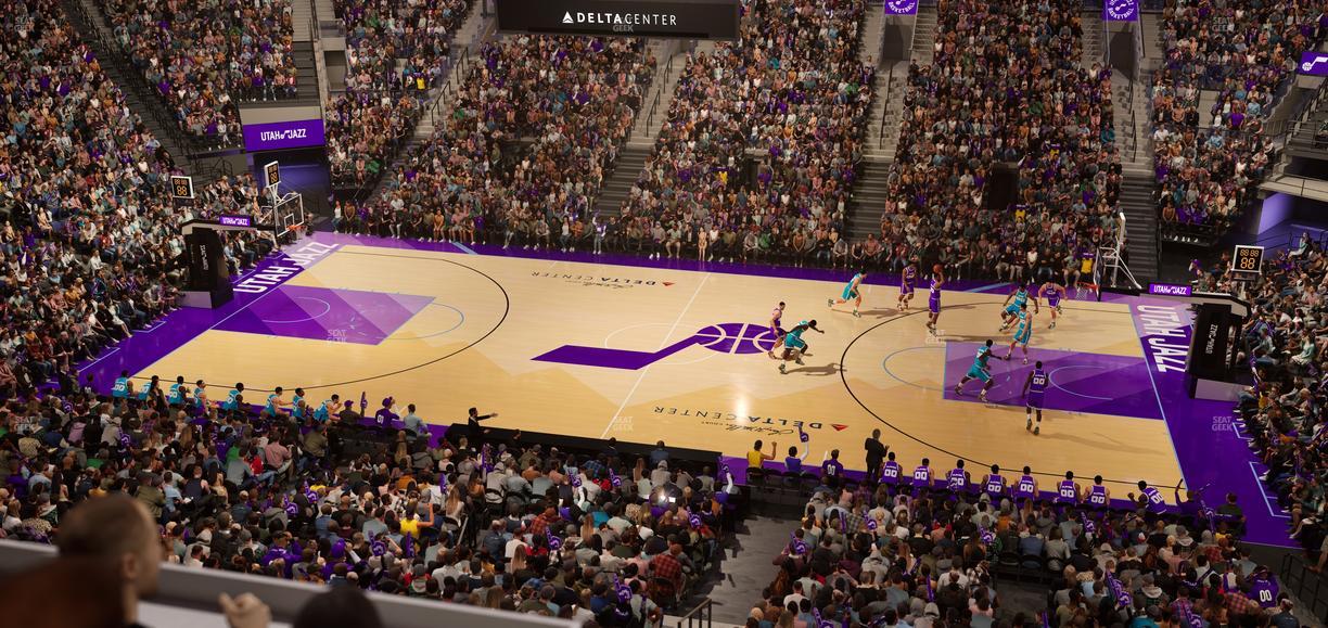 Delta Center - Section Suite 24 Seat View