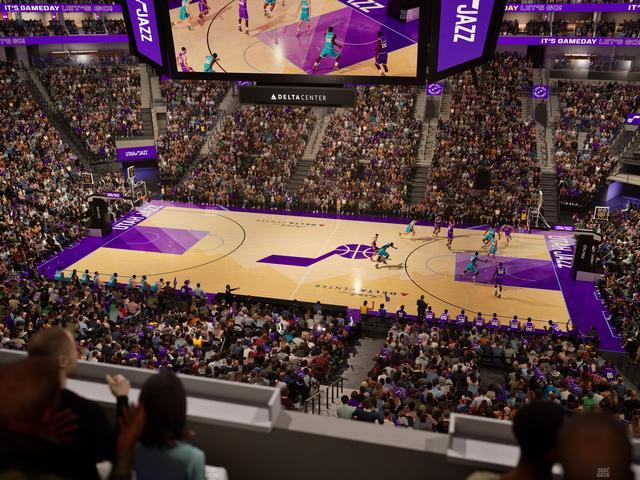 Delta Center - Section Suite 24 Seat View Delta Center - Section Suite 24 Seat View