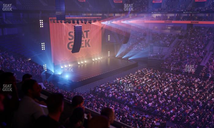 Delta Center - Section Suite 24 Seat View