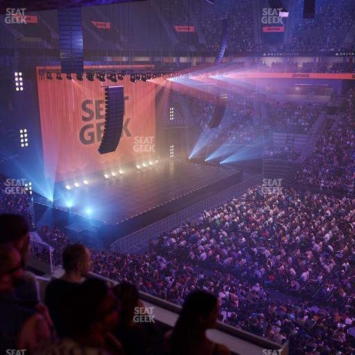 Delta Center - Section Suite 25 Seat View