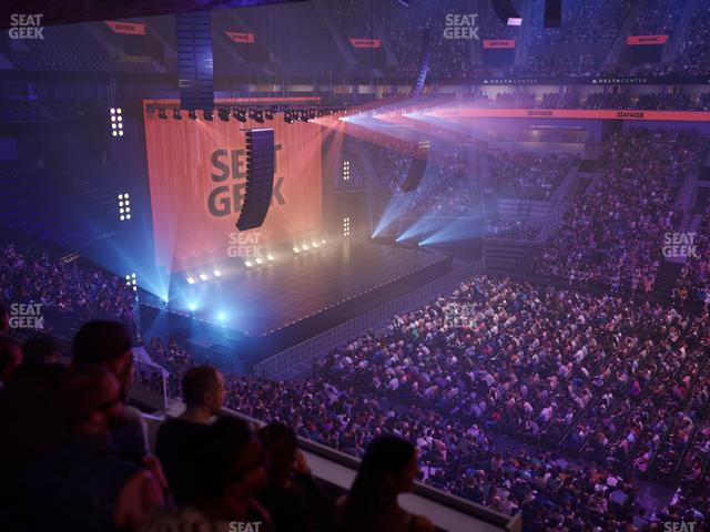 Delta Center - Section Suite 25 Seat View