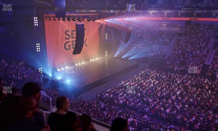 Delta Center - Section Suite 25 Seat View