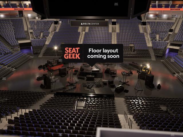 Delta Center - Section Suite 25 Seat View