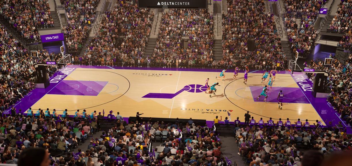 Delta Center - Section Suite 25 Seat View