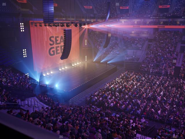 Delta Center - Section Suite 26 Seat View