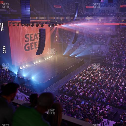 Delta Center - Section Suite 26 Seat View