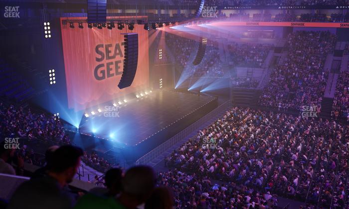 Delta Center - Section Suite 26 Seat View