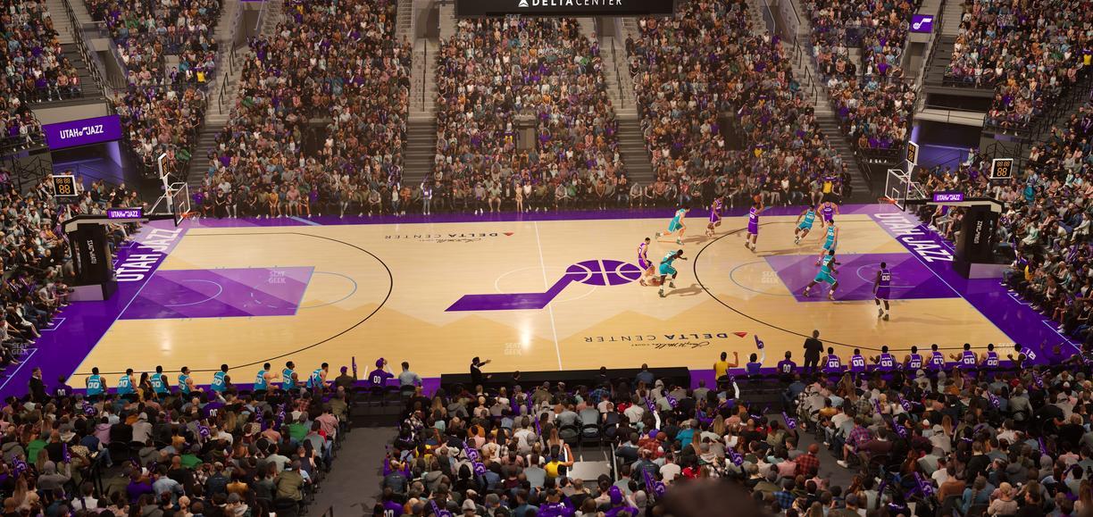 Delta Center - Section Suite 26 Seat View