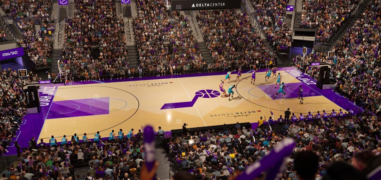 Delta Center - Section Suite 27 Seat View