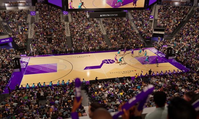 Delta Center - Section Suite 27 Seat View