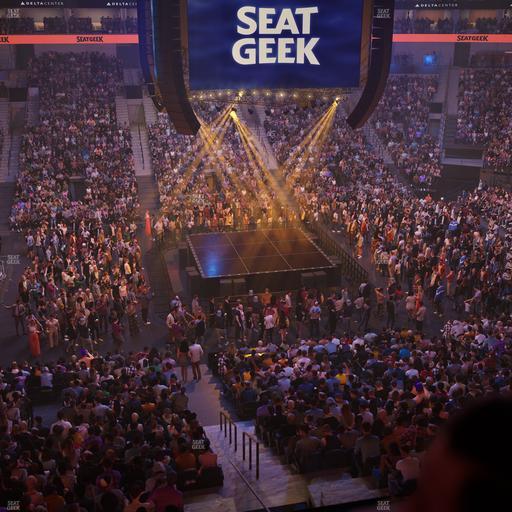Delta Center - Section Suite 27 Seat View