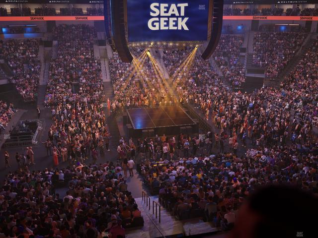 Delta Center - Section Suite 27 Seat View