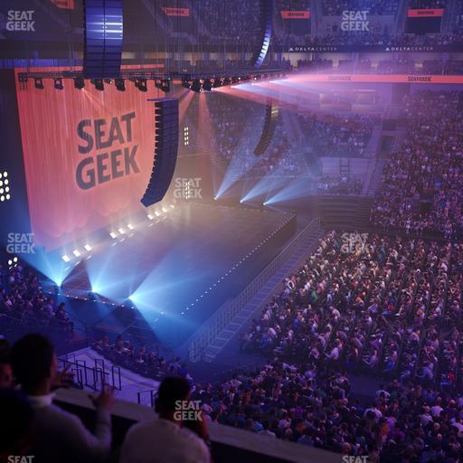 Delta Center - Section Suite 27 Seat View