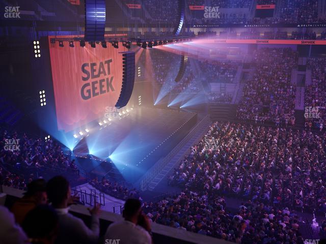 Delta Center - Section Suite 27 Seat View