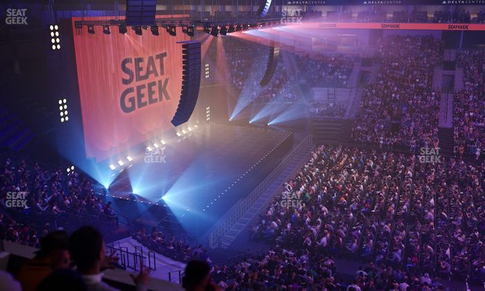 Delta Center - Section Suite 27 Seat View