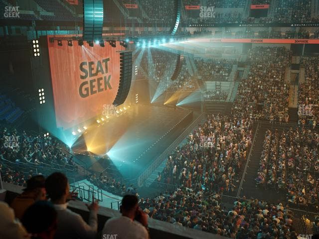 Delta Center - Section Suite 27 Seat View