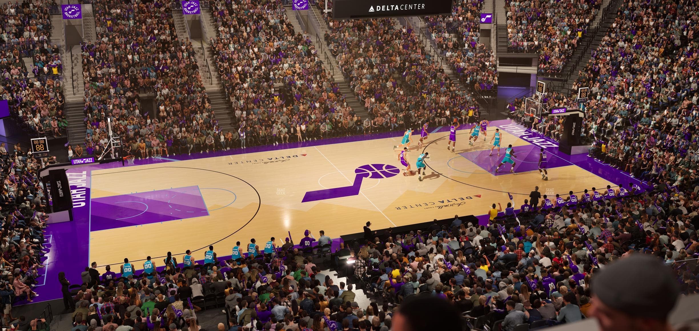 Delta Center - Section Suite 28 Seat View