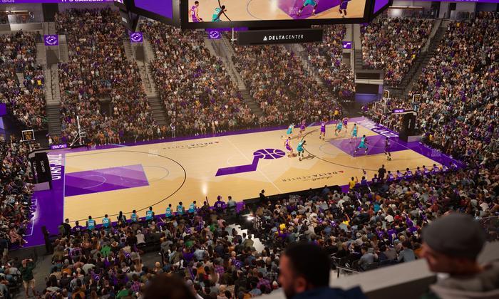 Delta Center - Section Suite 28 Seat View