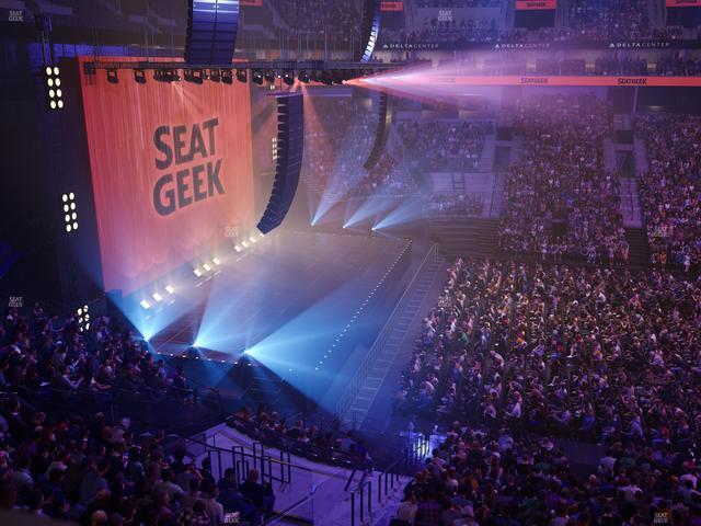 Delta Center - Section Suite 28 Seat View