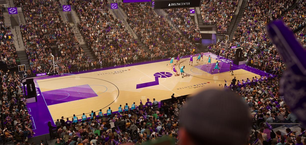 Delta Center - Section Suite 29 Seat View