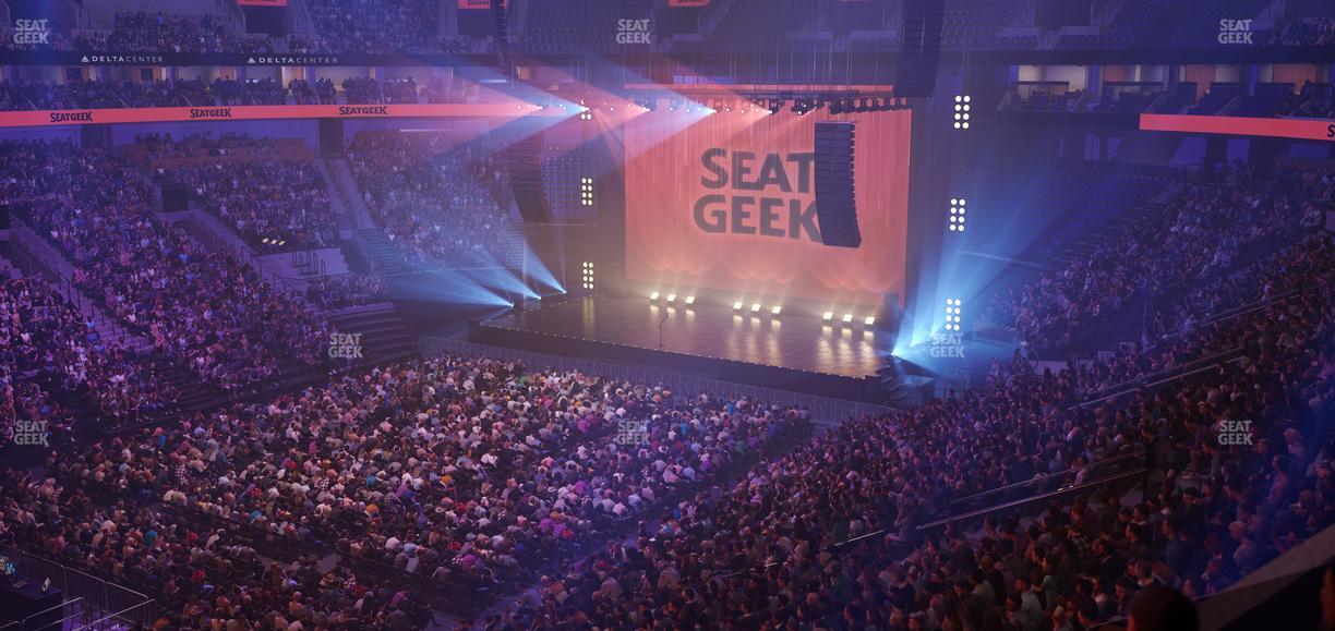 Delta Center - Section Suite 3 Seat View