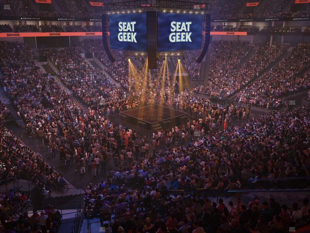 Delta Center - Section Suite 3 Seat View