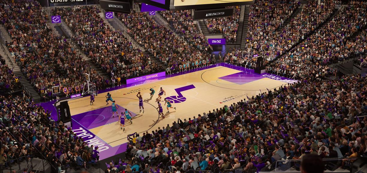 Delta Center - Section Suite 3 Seat View