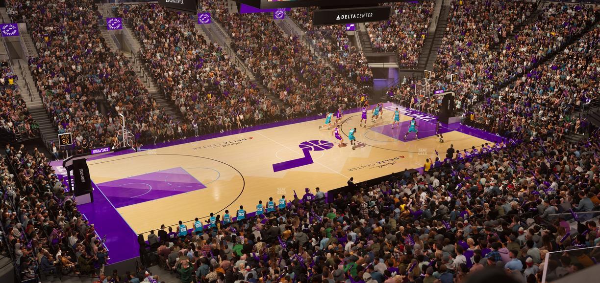 Delta Center - Section Suite 30 Seat View