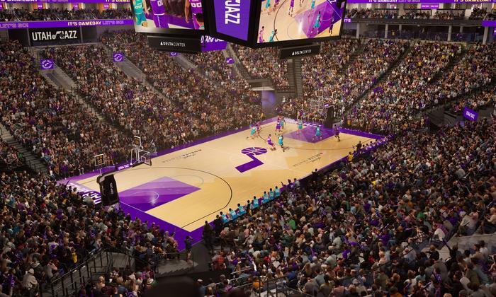 Delta Center - Section Suite 33 Seat View