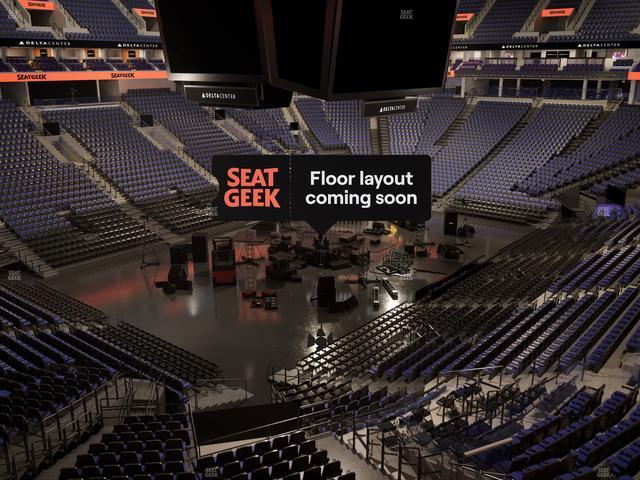 Delta Center - Section Suite 33 Seat View