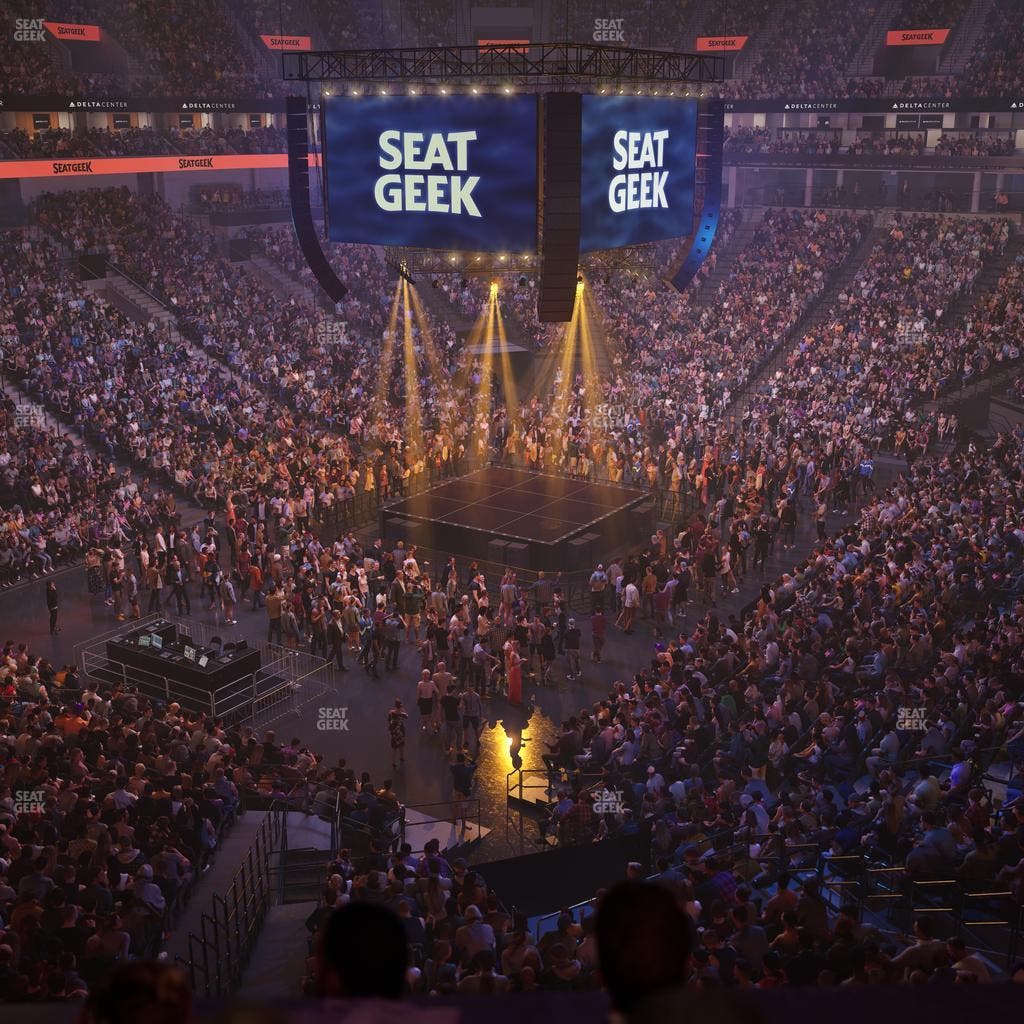 Delta Center - Section Suite 34 Seat View