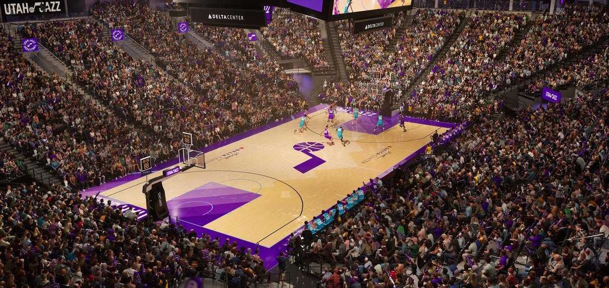 Delta Center - Section Suite 34 Seat View