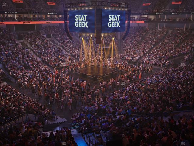 Delta Center - Section Suite 4 Seat View