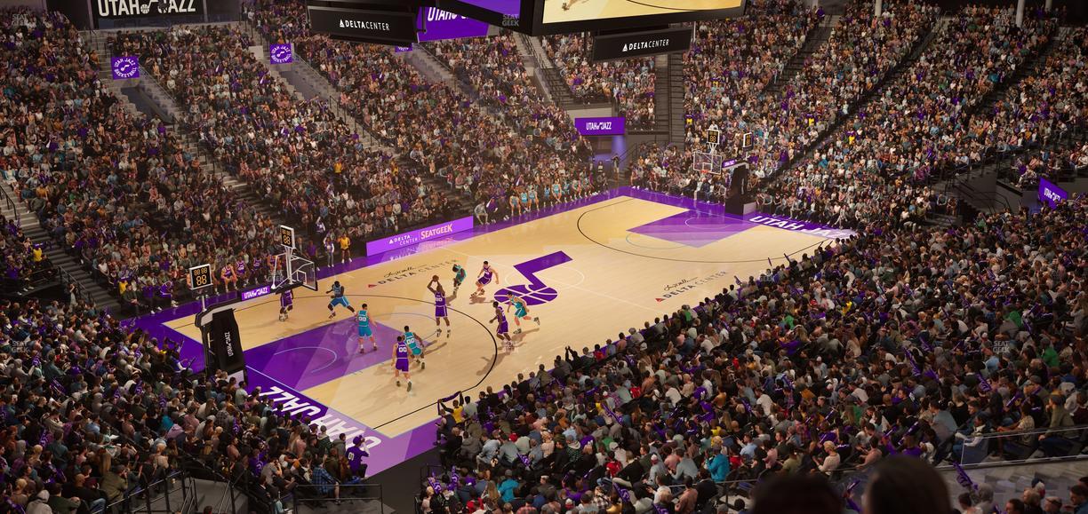 Delta Center - Section Suite 4 Seat View