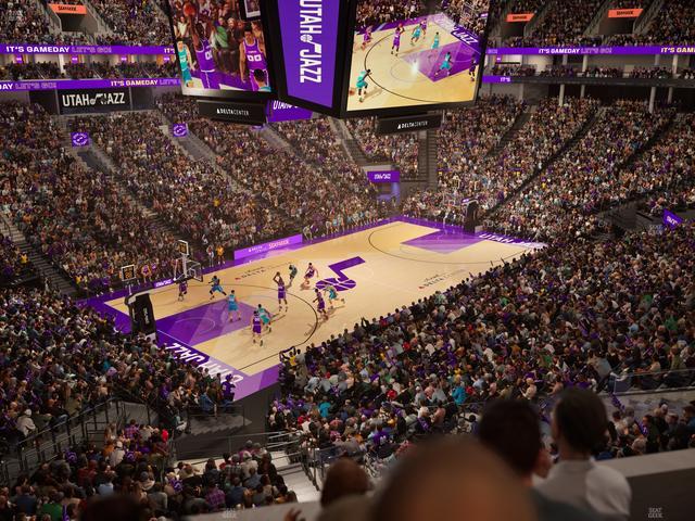 Delta Center - Section Suite 4 Seat View Delta Center - Section Suite 4 Seat View