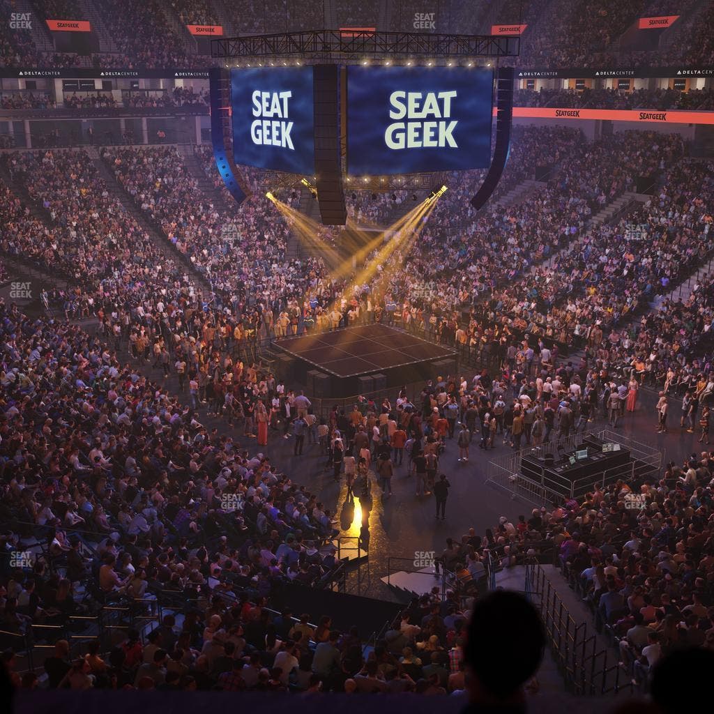 Delta Center - Section Suite 45 Seat View