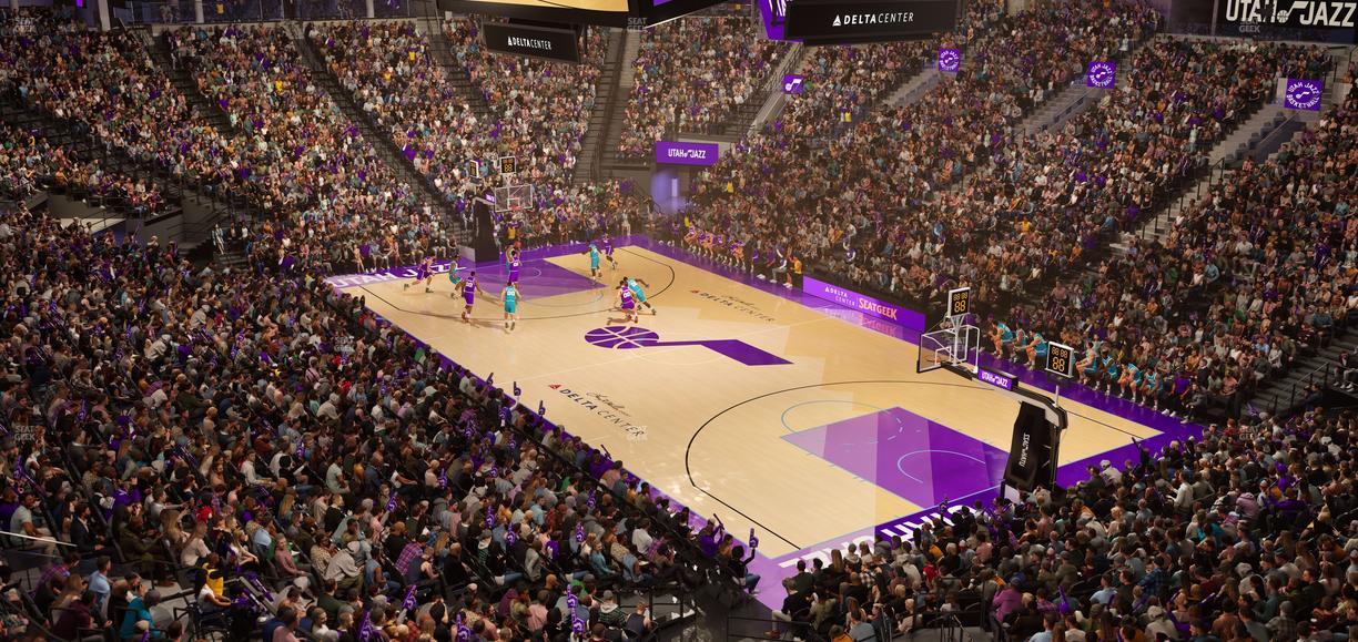 Delta Center - Section Suite 45 Seat View