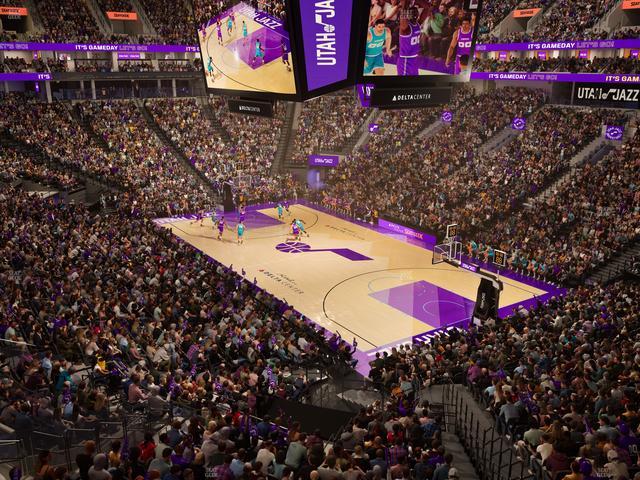 Delta Center - Section Suite 45 Seat View Delta Center - Section Suite 45 Seat View