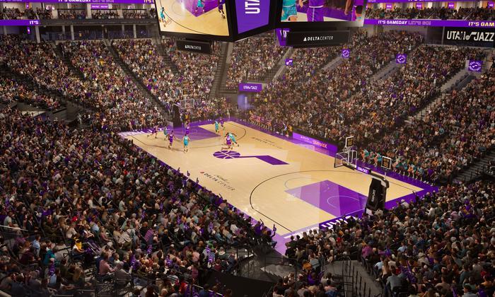 Delta Center - Section Suite 45 Seat View