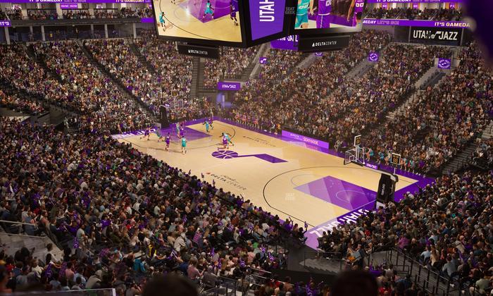 Delta Center - Section Suite 46 Seat View