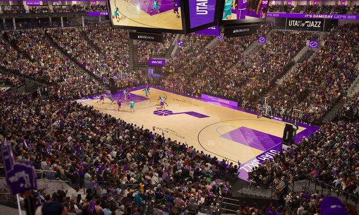 Delta Center - Section Suite 47 Seat View