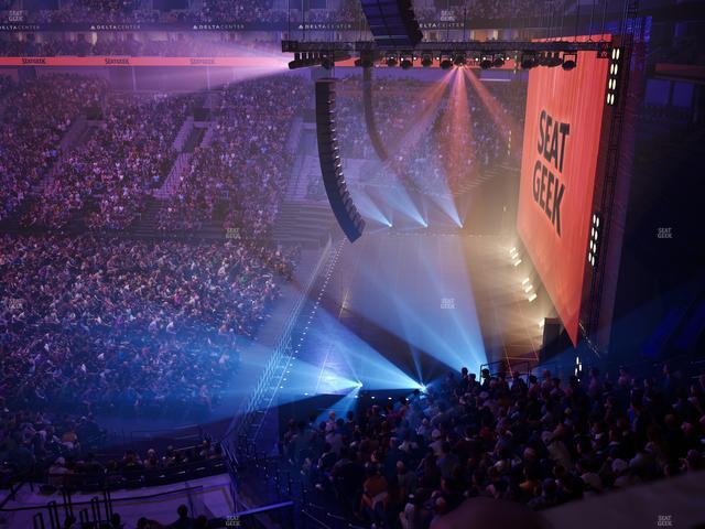 Delta Center - Section Suite 48 Seat View
