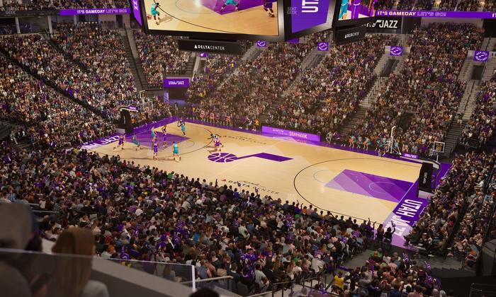 Delta Center - Section Suite 49 Seat View