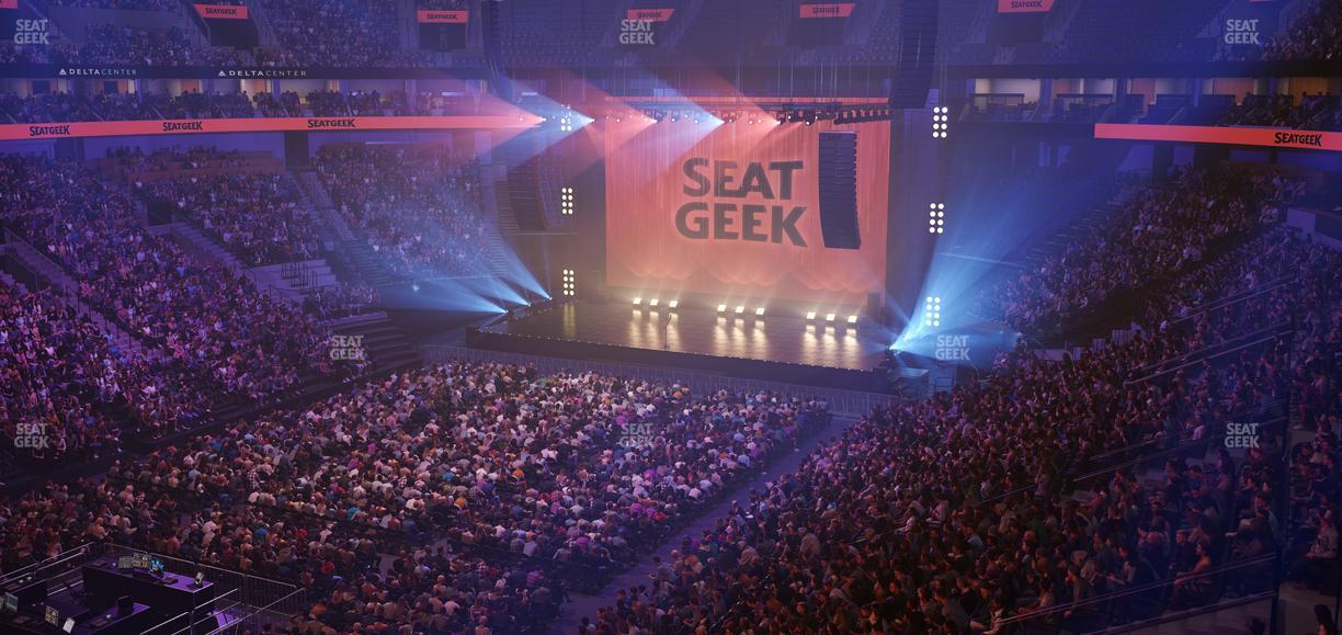 Delta Center - Section Suite 5 Seat View