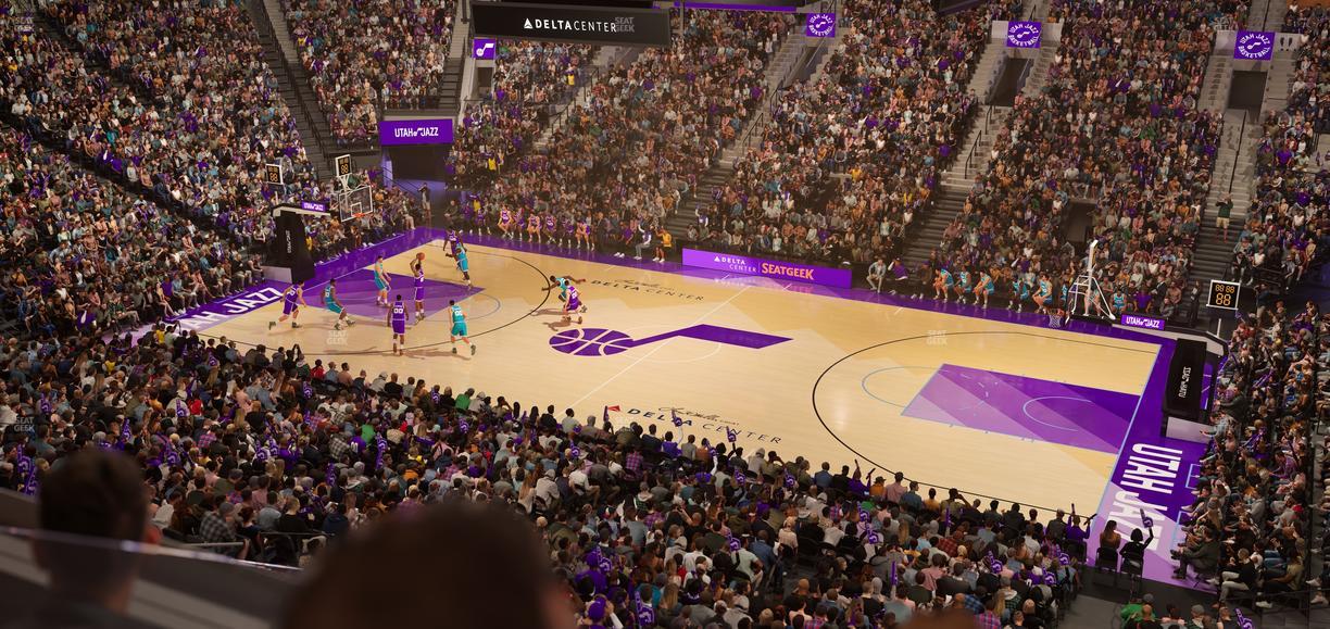 Delta Center - Section Suite 50 Seat View